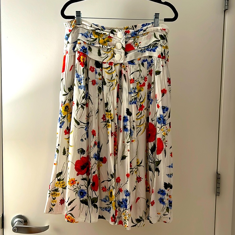 Vintage Floral Skirt from Portobello Road